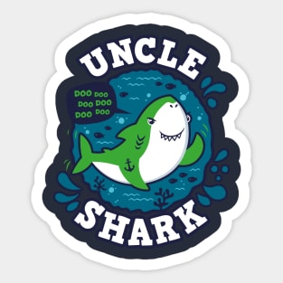 Uncle Shark (trace) Sticker